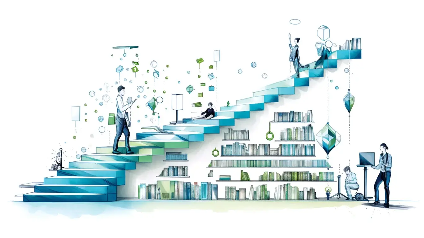Timeline of Learning Experience Design evolution highlighting key milestones, pioneers and methodologies