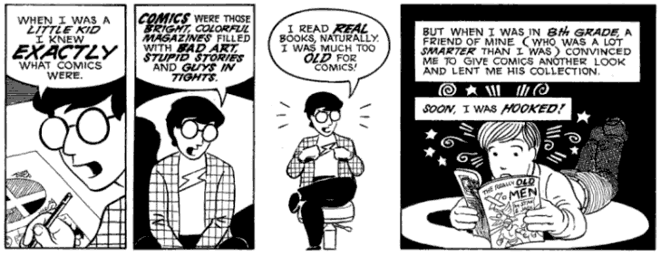Scott McCloud - Understanding Comics, sequential art example 1